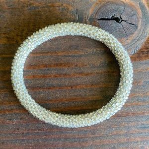 Silver Beaded Bracelet